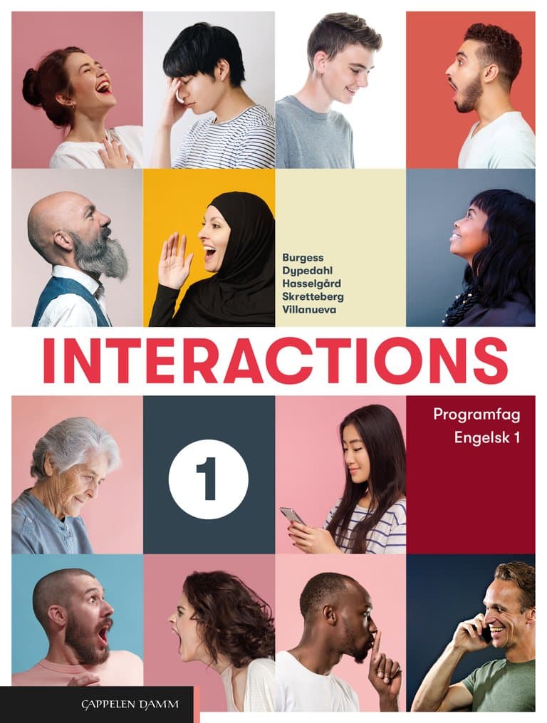 Omslag Interactions 1 (LK20) av Richard Burgess, Magne Dypedahl, Hilde Hasselgård, Maria Casado Villanueva og Tom Arne Skretteberg (Innbundet)