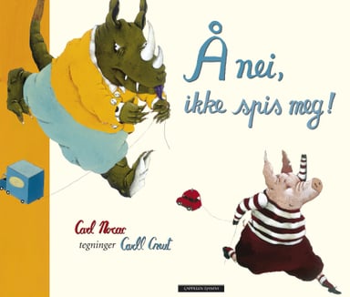 Omslag av "Å nei, ikke spis meg!"