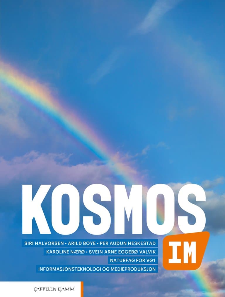 Omslag Kosmos IM (2020) av Arild Boye, Siri Halvorsen, Per Audun Heskestad, Karoline Nærø og Svein Arne Eggebø Valvik (Heftet)