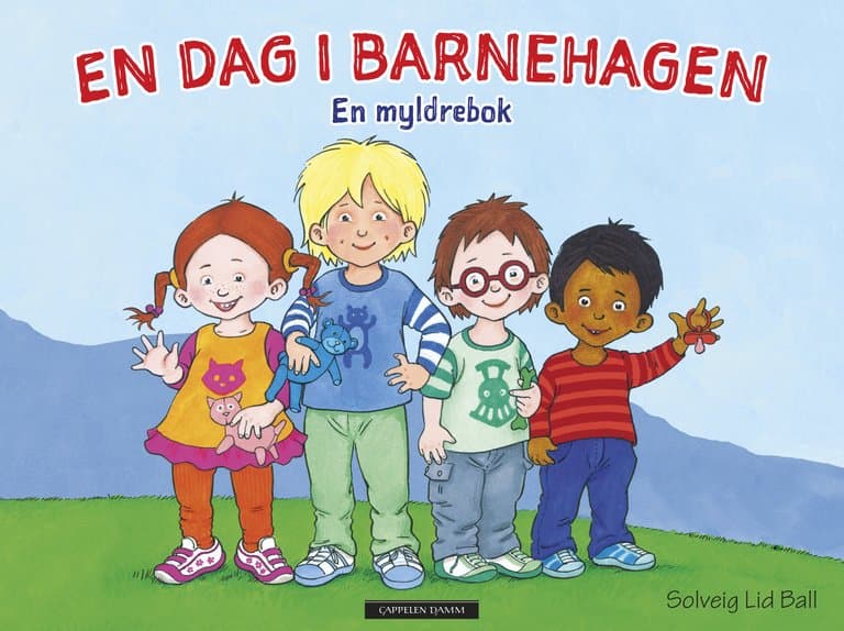 Omslag En dag i barnehagen av Solveig Lid Ball (Innbundet)