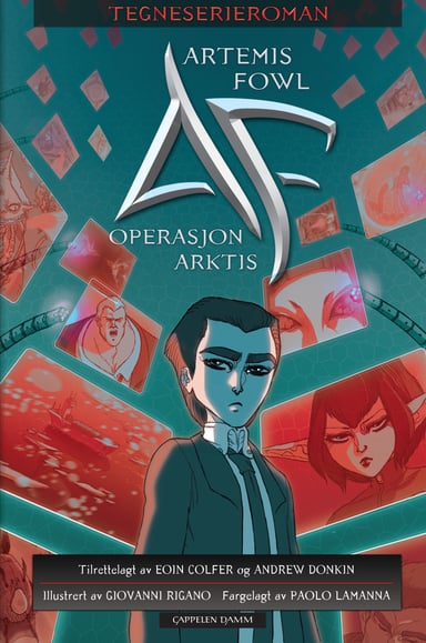 Omslag av "Artemis Fowl. Operasjon Arktis. Tegneserieroman"
