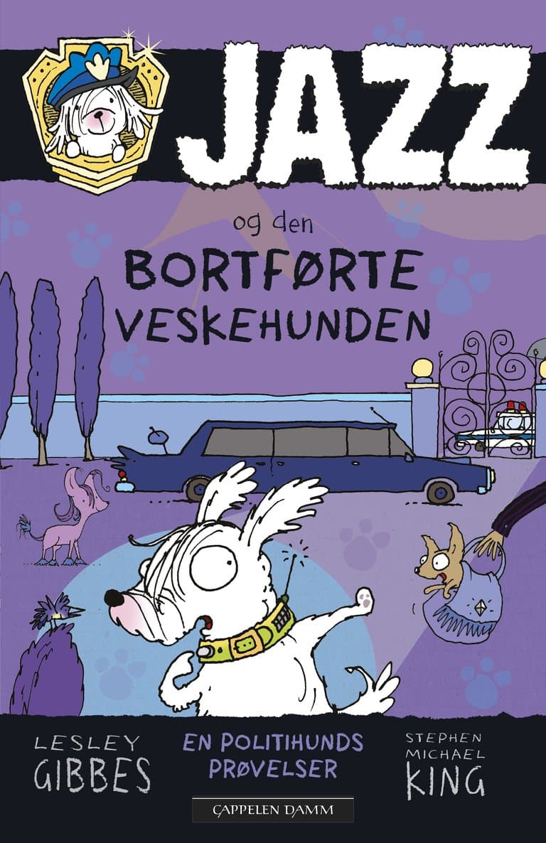 Omslag Jazz og den bortførte veskehunden av Lesley Gibbes (Innbundet)