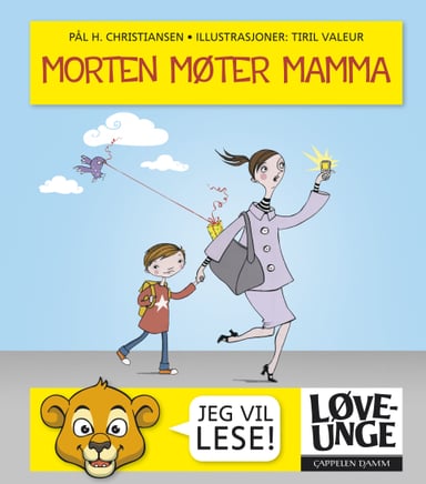 Omslag av "Løveunge - Morten møter mamma"