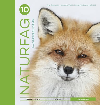 Omslag av "Naturfag 10 fra Cappelen Damm Lærerens bok"
