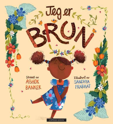 Omslag av "Jeg er brun"