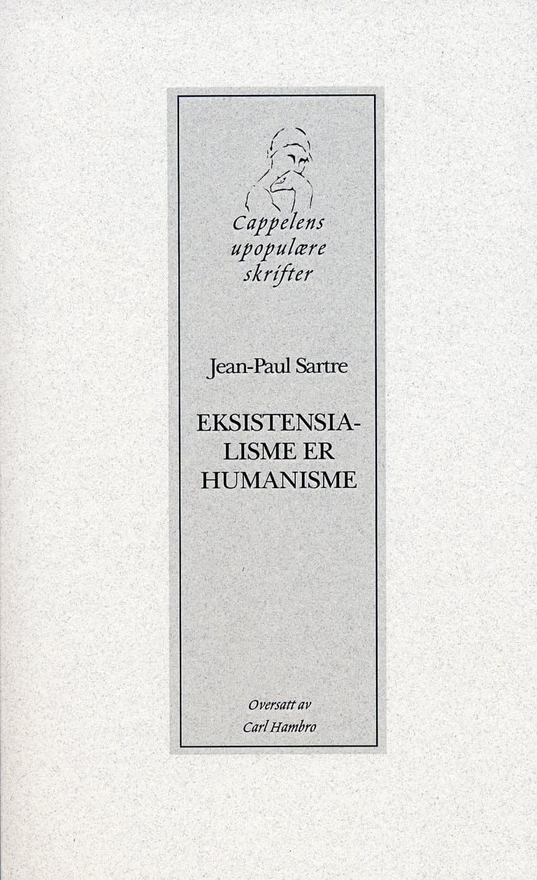 Omslag Eksistensialisme er humanisme av Jean-Paul Sartre (Heftet)
