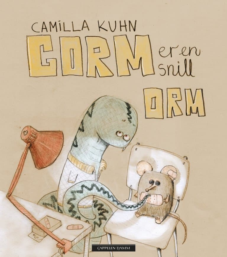 Omslag Gorm er en snill orm av Camilla Kuhn (Ebok)