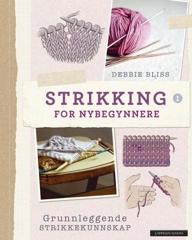 Omslag av "Strikking for nybegynnere"