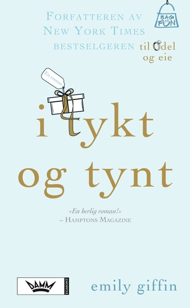 Omslag av "I tykt og tynt"