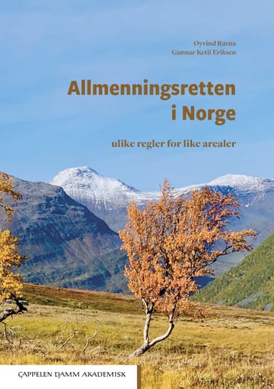 Omslag av "Allmenningsretten i Norge"