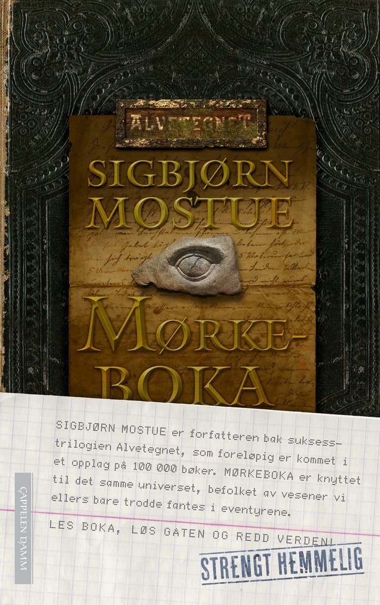 Omslag Mørkeboka av Sigbjørn Mostue og Matthijs Holter (Innbundet)