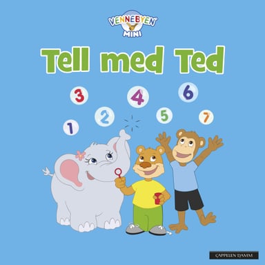 Omslag av "Vennebyen Mini - Tell med Ted"