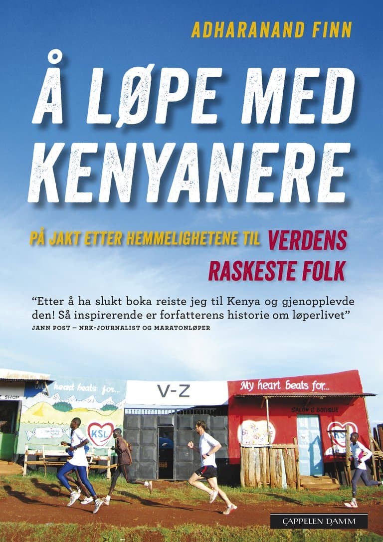 Omslag Å løpe med kenyanere av Adharanand Finn (Innbundet)