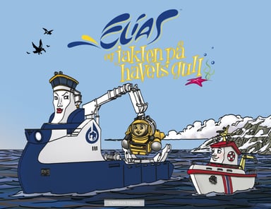 Omslag av "Elias og jakten på havets gull"