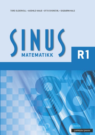 Omslag av "Sinus R1 Lærebok (2018)"