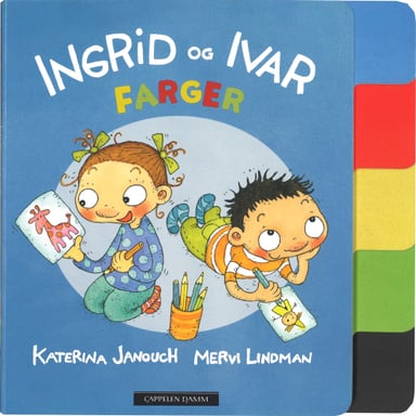 Omslag av "Ingrid og Ivar - farger"
