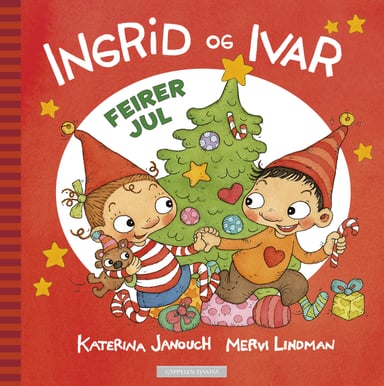 Omslag av "Ingrid og Ivar feirer jul"