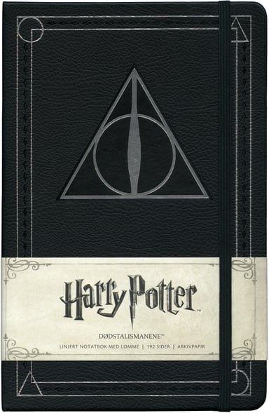 Omslag av "Harry Potter Dødstalismanene linjert notatbok"