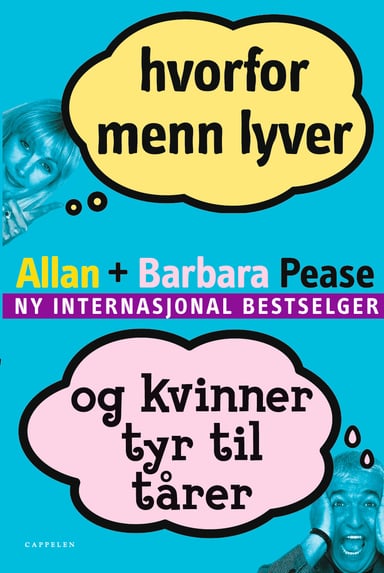 Omslag av "Hvorfor menn lyver og kvinner tyr til tårer"