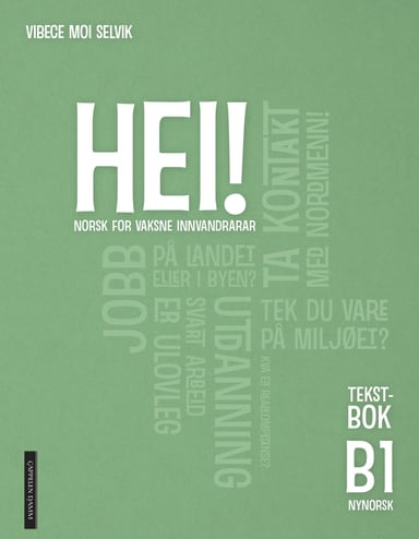 Omslag av "Hei! B1 Tekstbok Nynorsk"