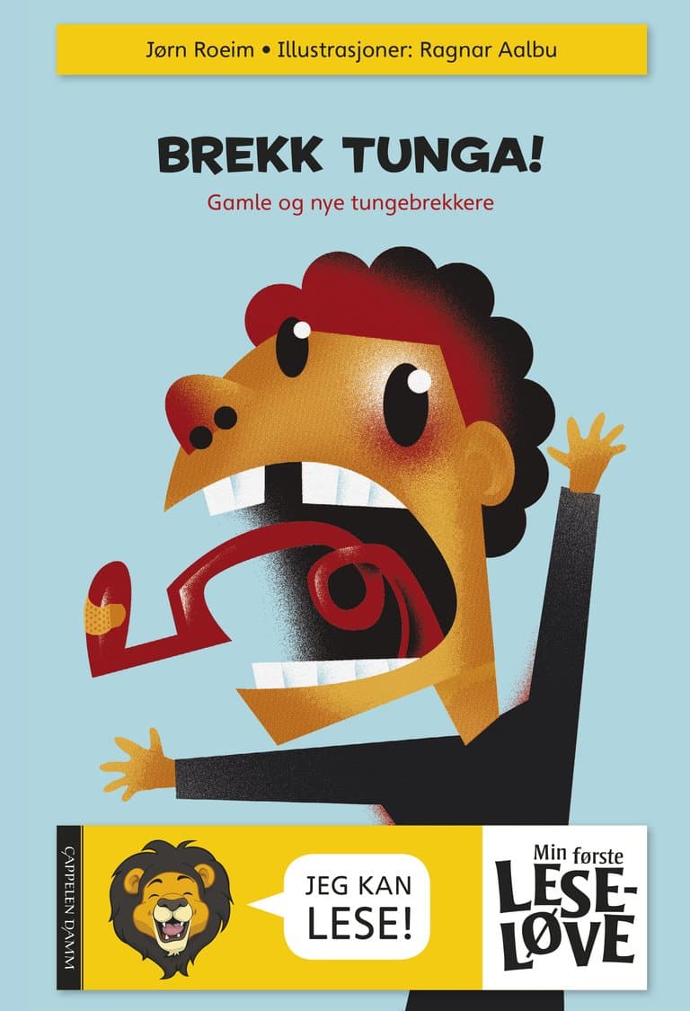 Omslag Min første leseløve - Brekk tunga! av Jørn Roeim (Ebok)