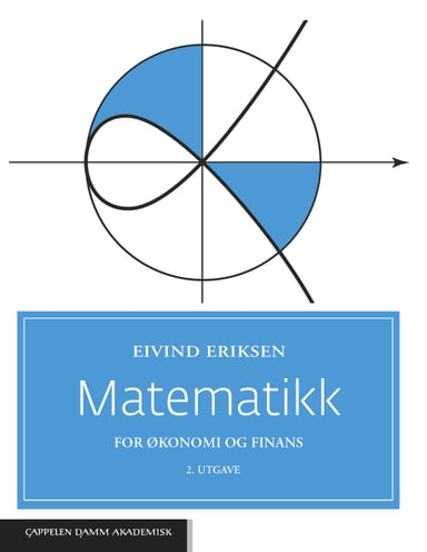 Omslag av "Matematikk for økonomi og finans"
