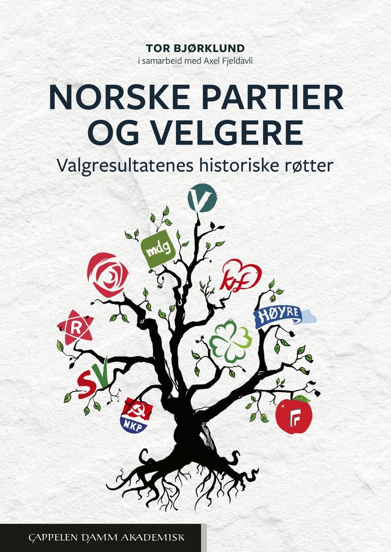 Omslag Norske partier og velgere av Tor Bjørklund i samarbeid med Axel Fjeldavli (Ebok)