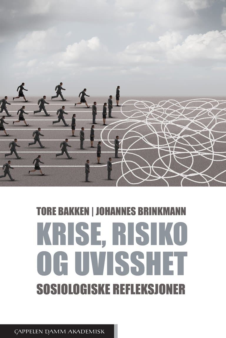 Omslag Krise, risiko og uvisshet av Tore Bakken og Johannes Brinkmann (Heftet)