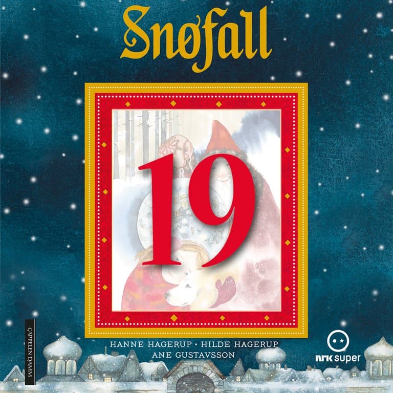 Omslag Snøfall 19. desember av Hanne Hagerup og Hilde Hagerup (Lydbok)