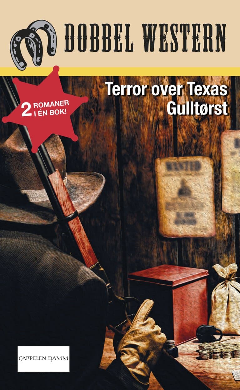 Omslag Terror over Texas/Gulltørst av Jackson Cole og Lewis B. Patten (Heftet)