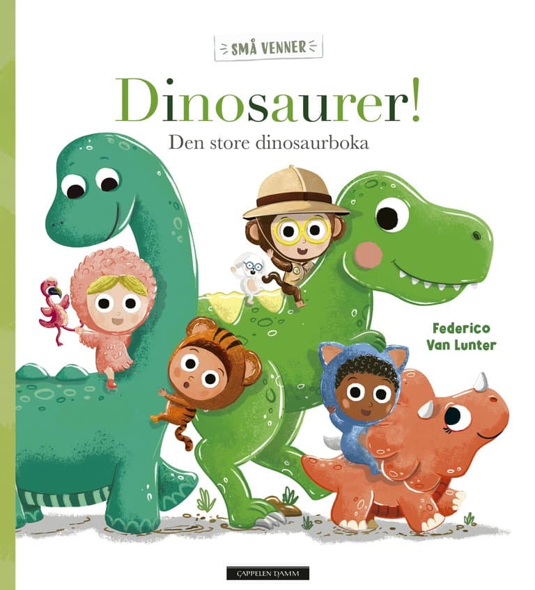 Omslag Dinosaurer! av Federico Van Lunter (Ebok)