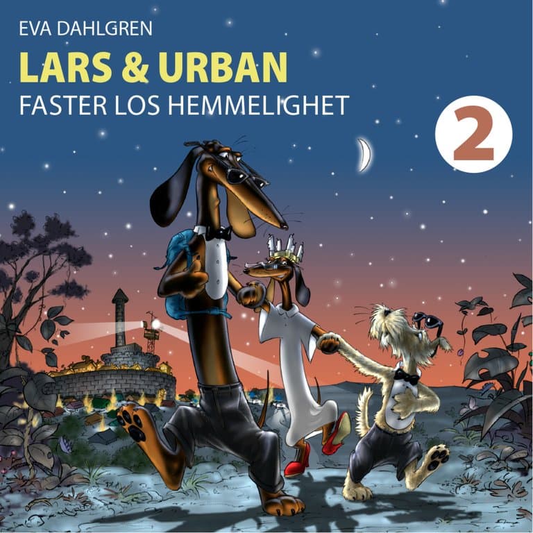 Omslag Lars og Urban: Faster Los hemmelighet av Eva Dahlgren (Lydbok)