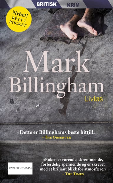 Omslag av "Livløs"