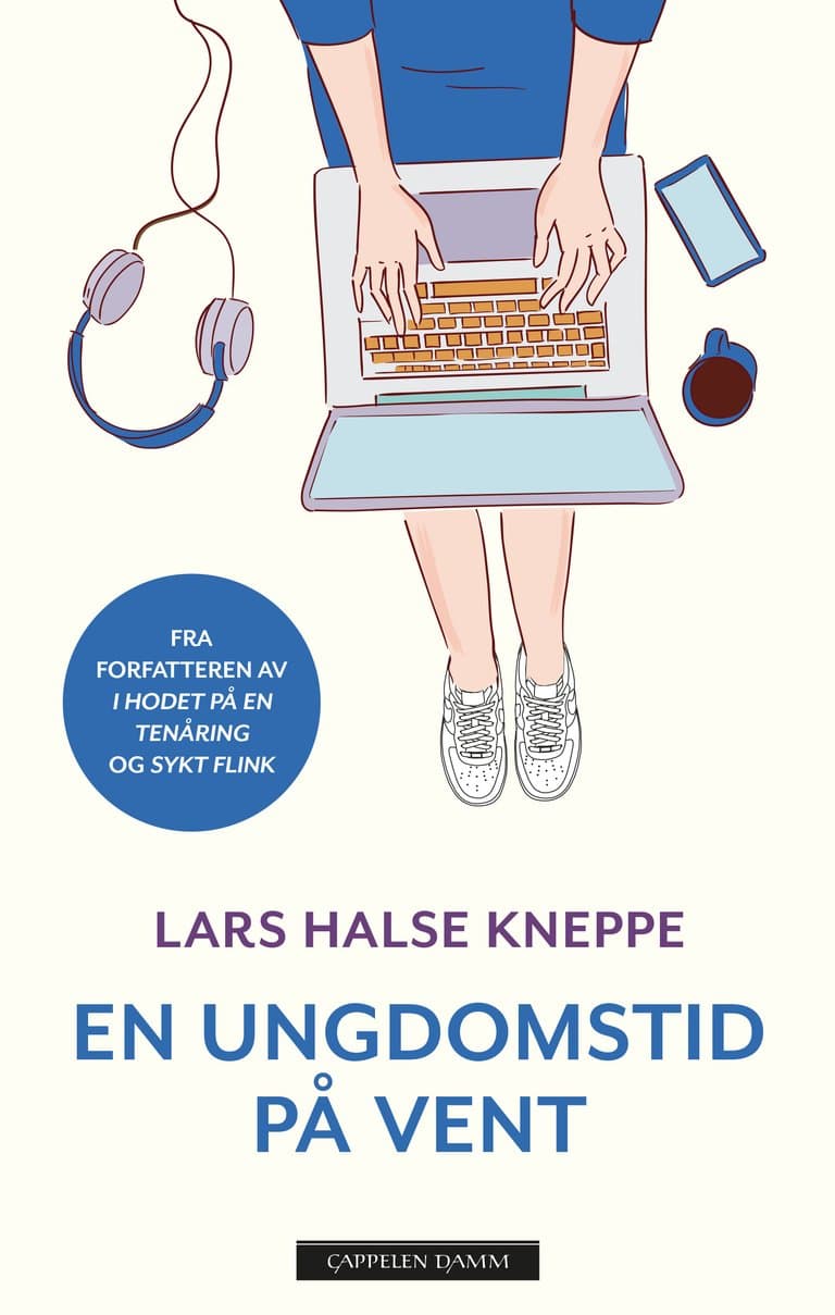 Omslag En ungdomstid på vent av Lars Halse Kneppe (Innbundet)