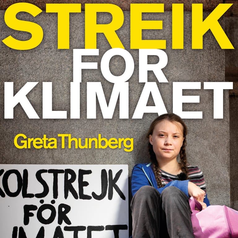 Omslag Streik for klimaet av Greta Thunberg (Lydbok)