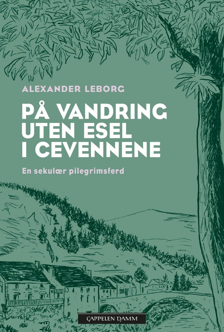 Omslag På vandring uten esel i Cevennene av Alexander Leborg (Innbundet)