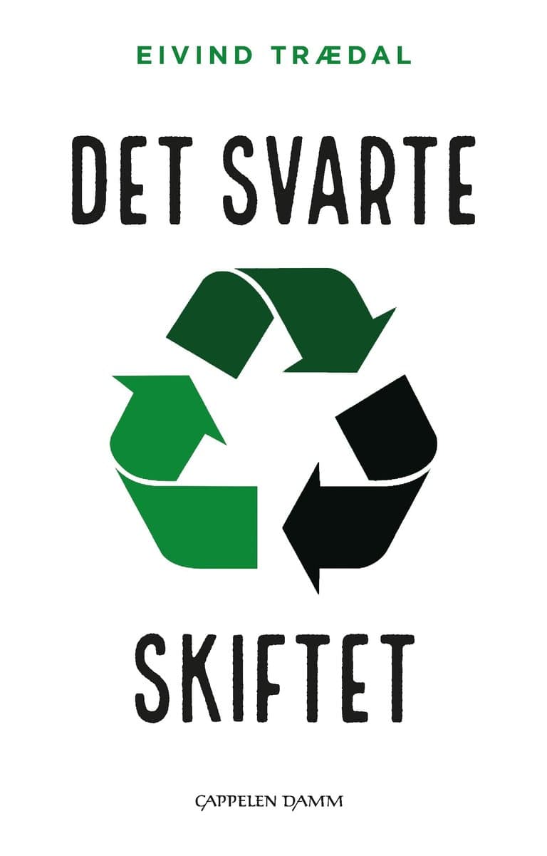 Omslag Det svarte skiftet av Eivind Trædal (Innbundet)
