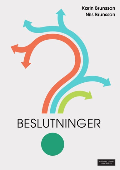 Omslag av "Beslutninger"