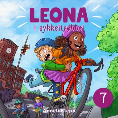 Omslag av "Leona i sykkeltrøbbel"
