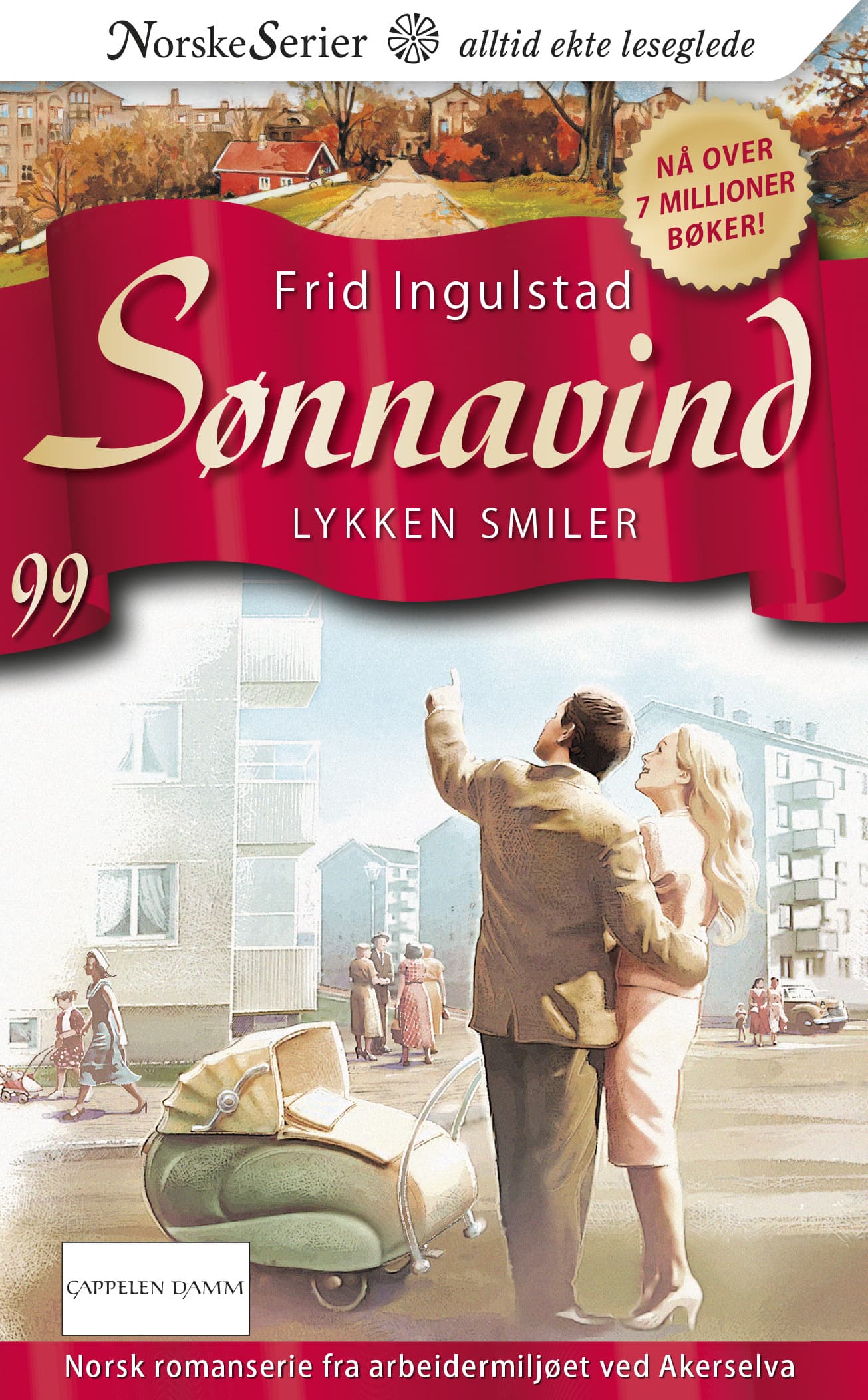 Omslag Lykken smiler av Frid Ingulstad (Ebok)