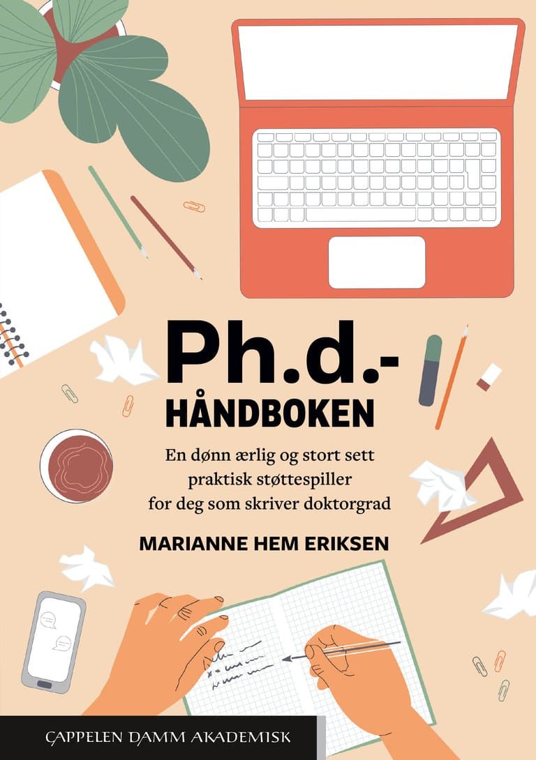 Omslag Ph.d.-håndboken av Marianne Hem Eriksen (Ebok)