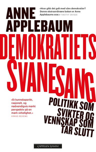 Omslag av "Demokratiets svanesang"