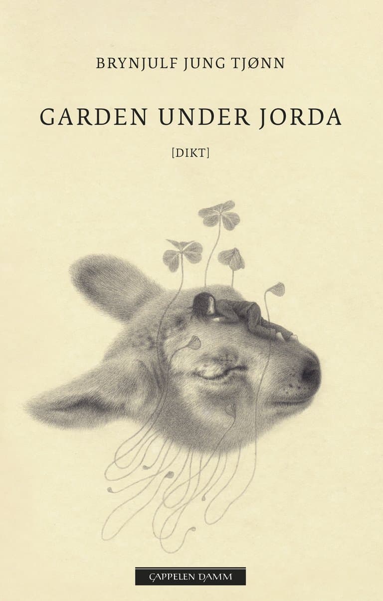 Omslag Garden under jorda av Brynjulf Jung Tjønn (Innbundet)