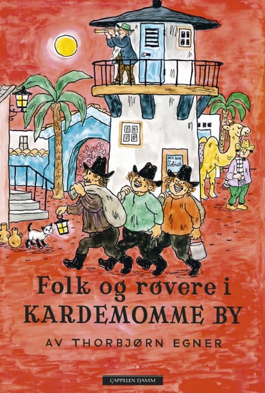 Omslag av "Folk og røvere i Kardemomme by"
