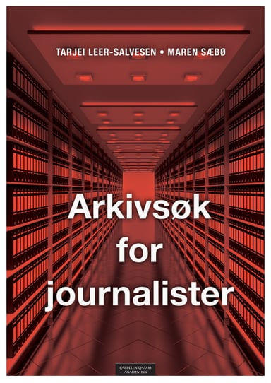 Omslag av "Arkivsøk for journalister"