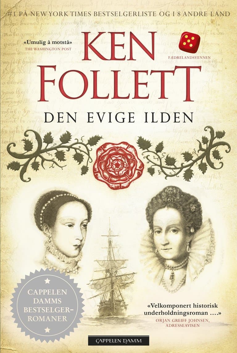 Omslag Den evige ilden av Ken Follett (Heftet)