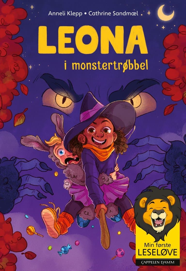 Omslag Min første leseløve - Leona 5: Leona i monstertrøbbel av Anneli Klepp (Ebok)