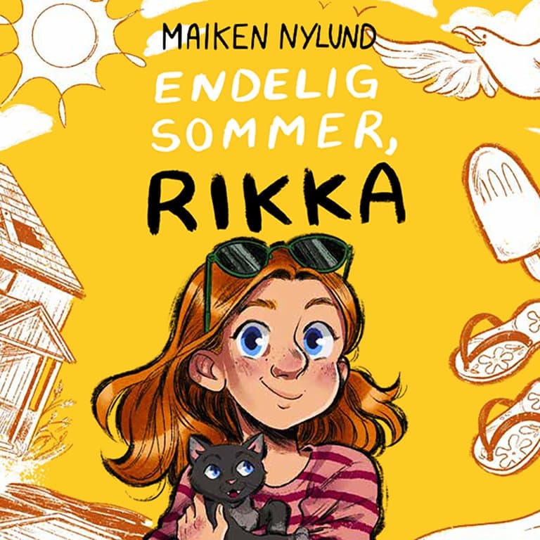 Omslag Endelig sommer, Rikka av Maiken Nylund (Lydbok)