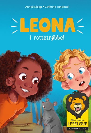 Omslag av "Min første leseløve - Leona 1: Leona i rottetrøbbel"