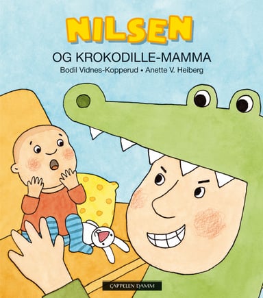 Omslag av "Nilsen og krokodillemamma"